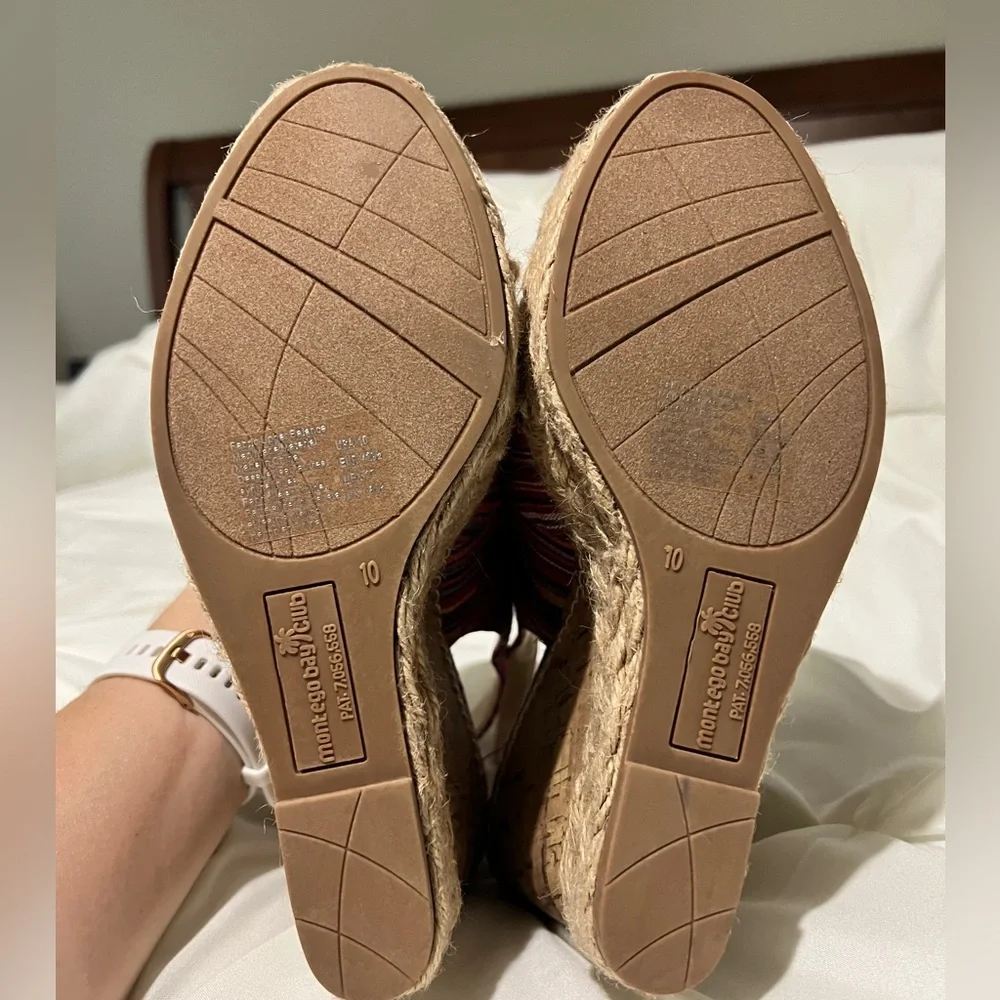 Montego Bay Club Wedge Espadrille Sandal - Picture 5 of 5